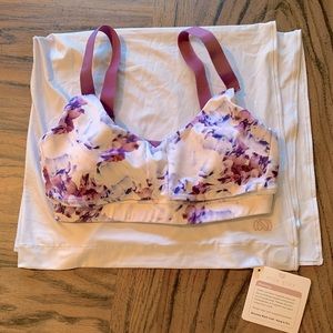 NWT Ollie gray nursing bra w/machine washable bag